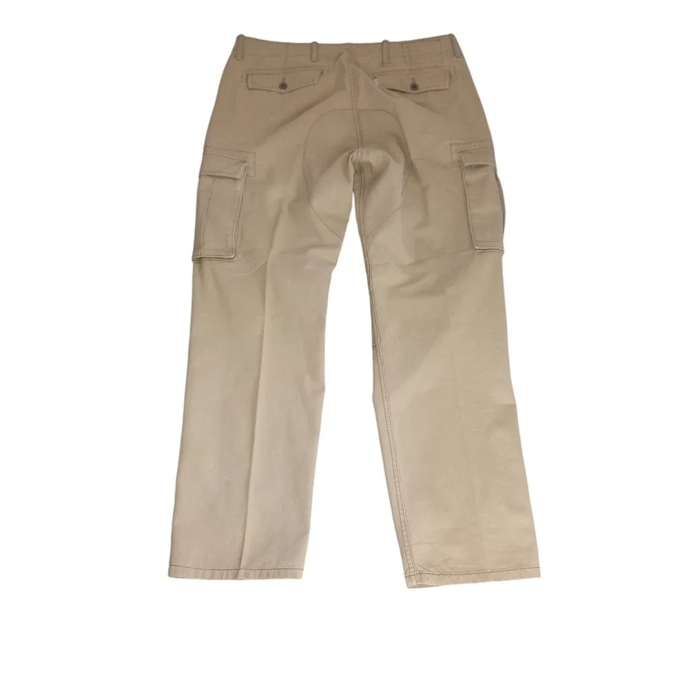 Levis 12462 Pants Mens 34 x 32 Ace Military Cargo Tan Beige Baggy Y2K
